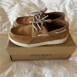 Sperry Boys 1.5 gamefish leather loafer shoes